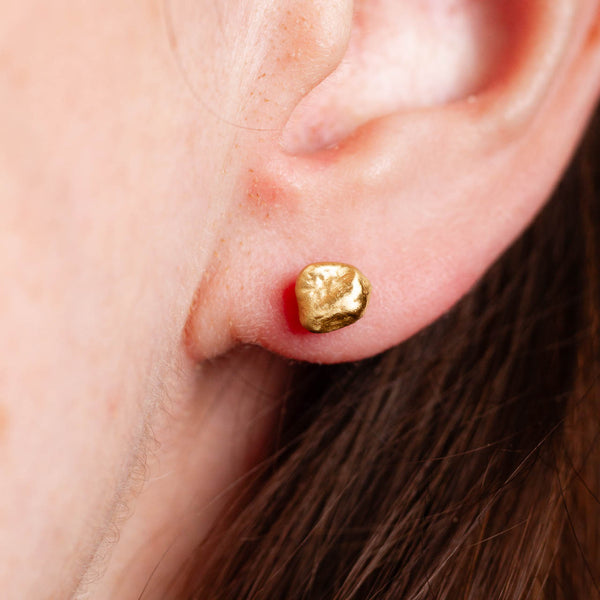Ohrstecker Goldnuggets